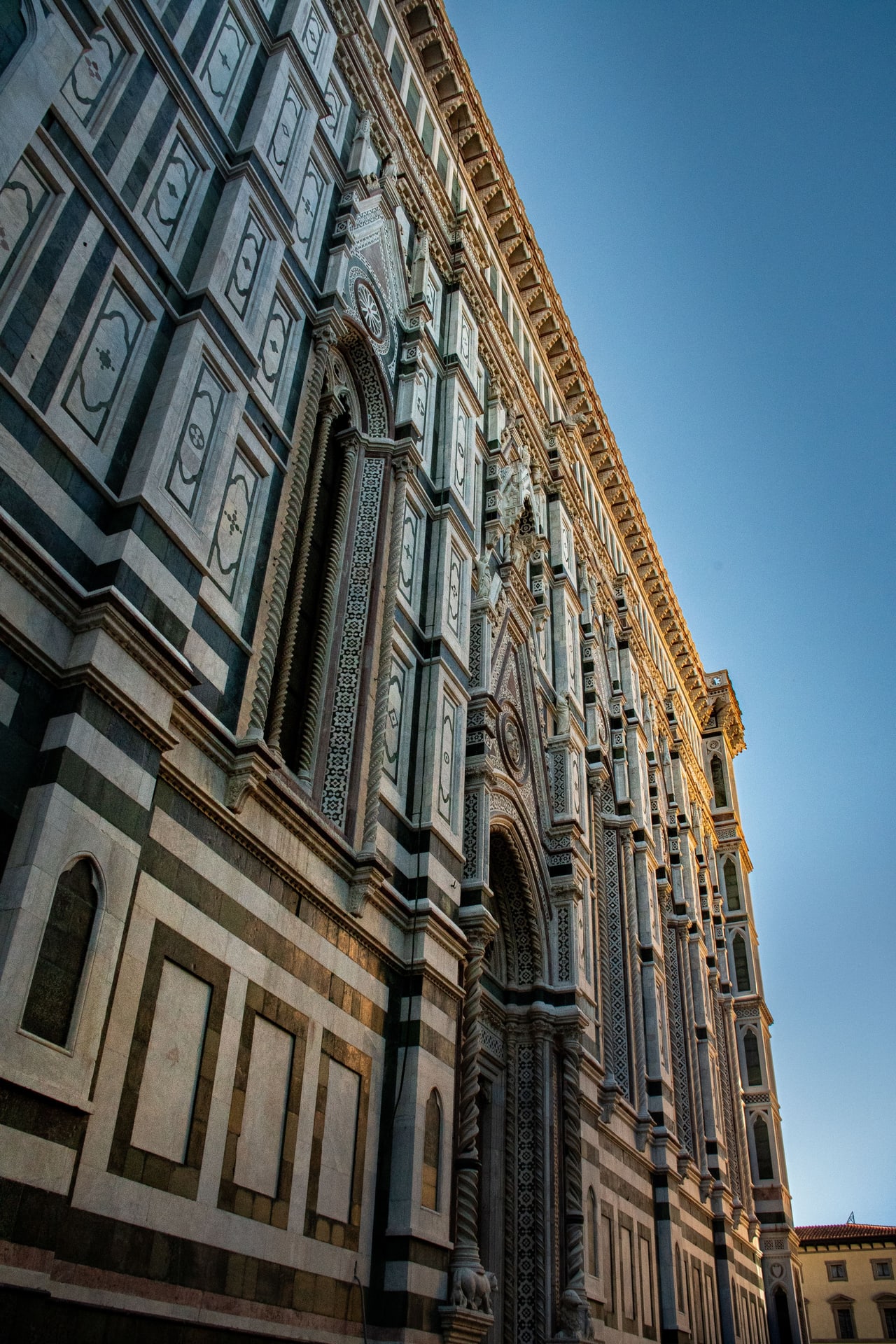 Vertical architectural frame from Florence