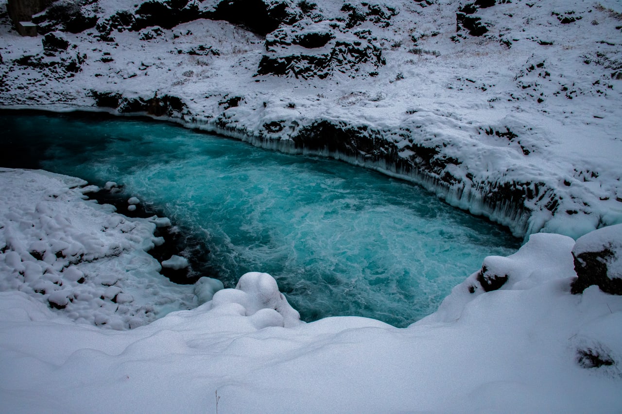 Iceland winter landscape study